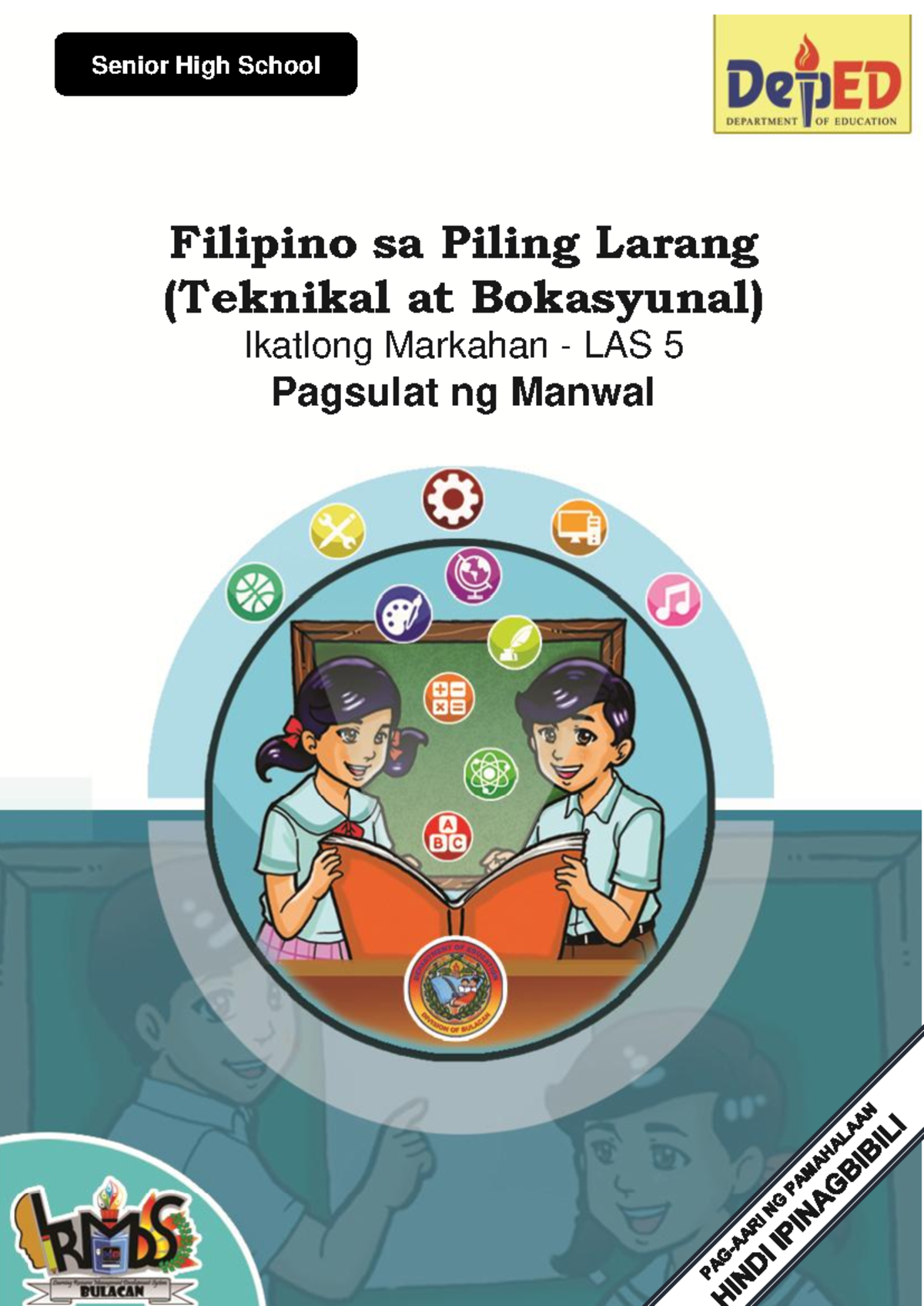 LAS 5: Pagsulat ng Manwal sa Filipino sa Piling Larang - Ikatlong ...