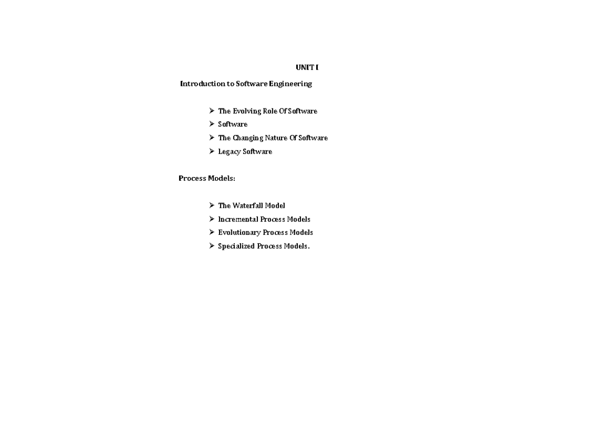 7MCE1E3-Software Engineeringsoftware - UNIT I Introduction to Software ...