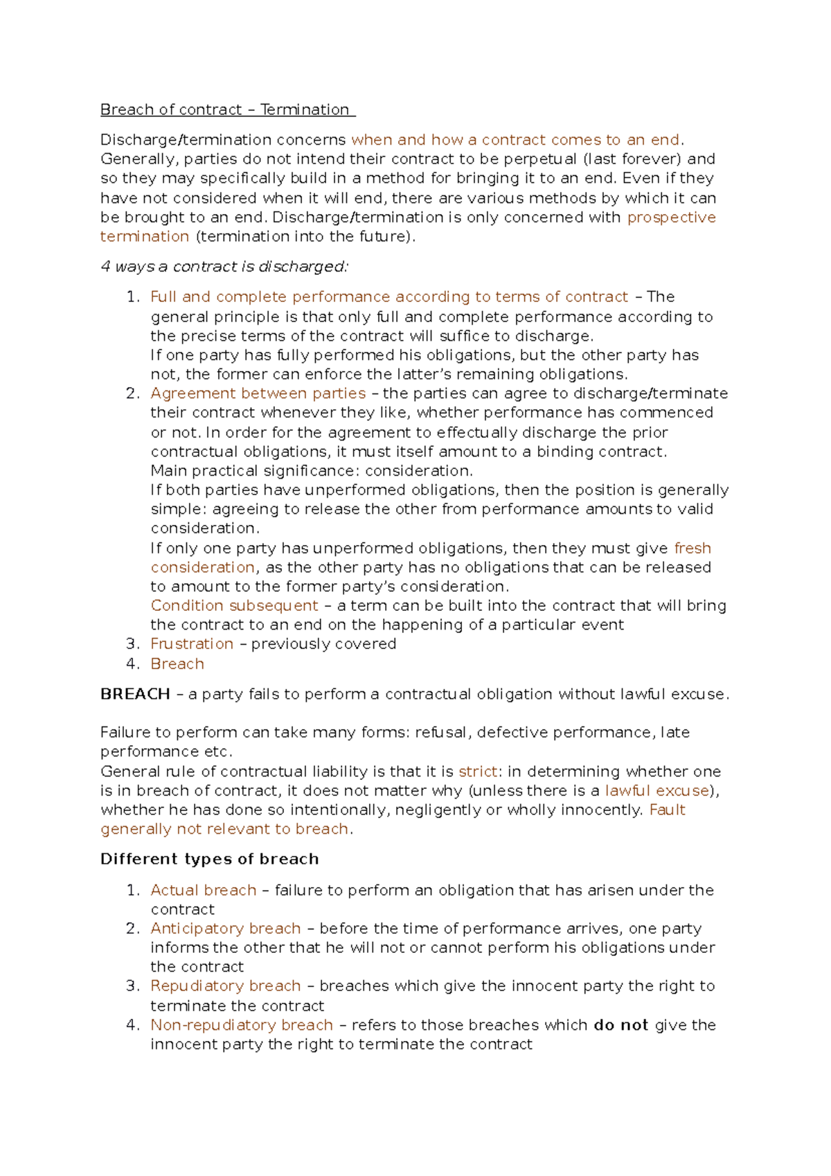 Modification of Contracts 2: Enforceability & Good Consideration Insights -  Studocu