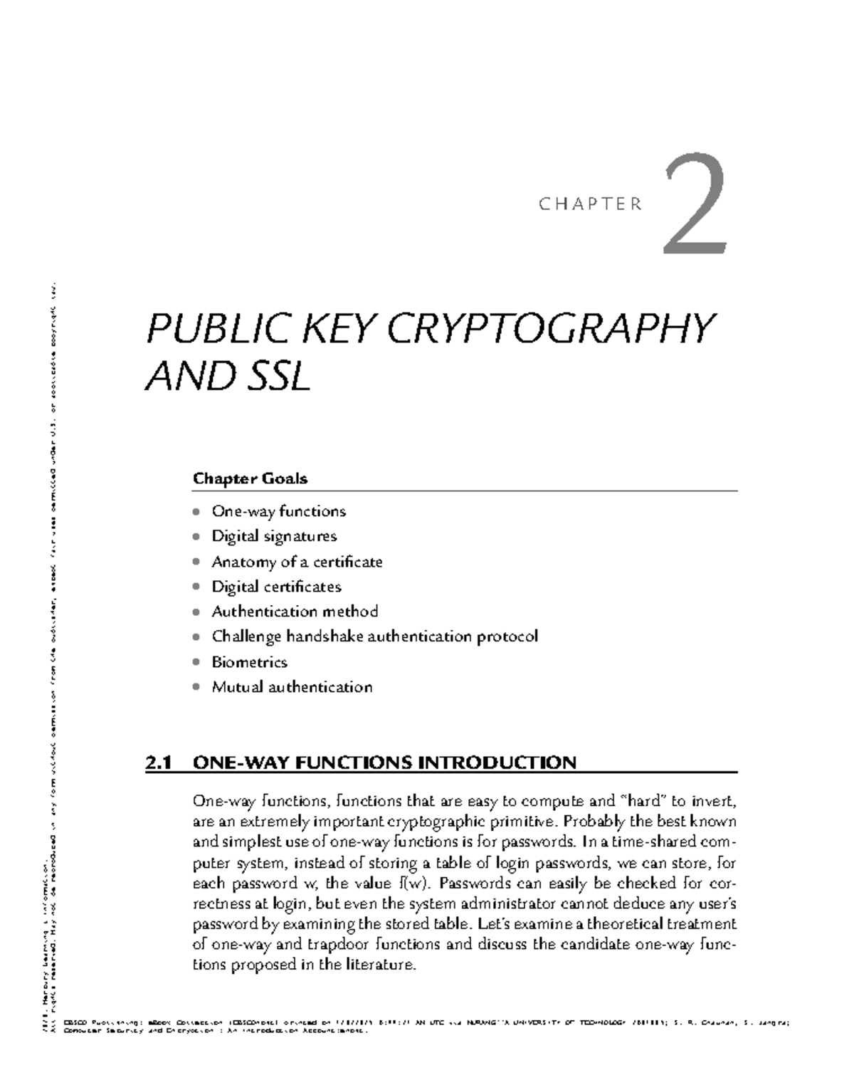 S.R - student's notes - C H A P T E R 2 PUBLIC KEY CRYPTOGRAPHY AND SSL ...