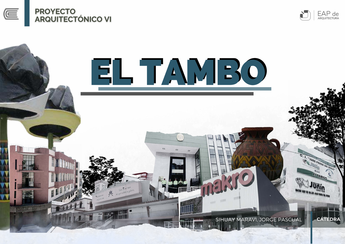 Análisis Urbano del Distrito de El Tambo - Proyecto Arquitectónico VI - Document Preview