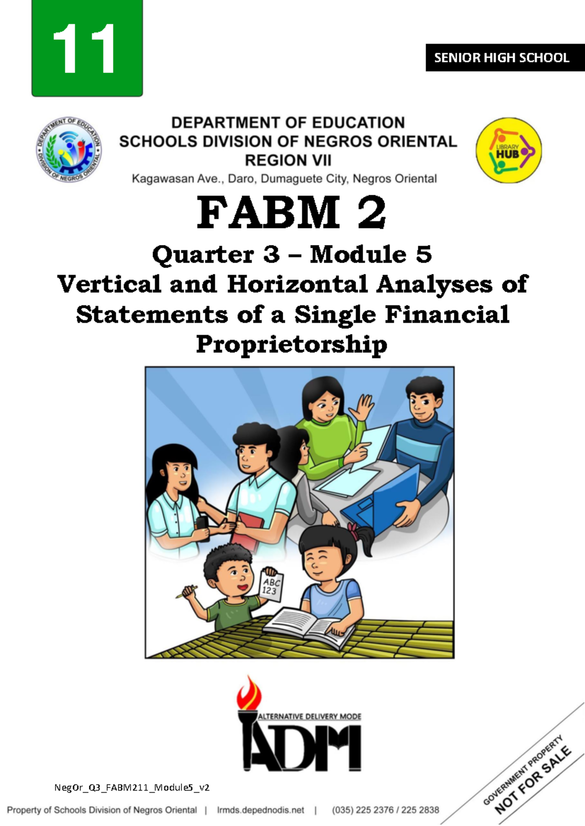 FABM2 Q3 Module 5: Vertical and Horizontal Financial Analyses - Studocu