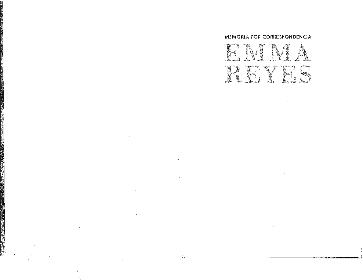 Memoria por Correspondencia: Análisis y Reflexiones sobre la Obra de ...