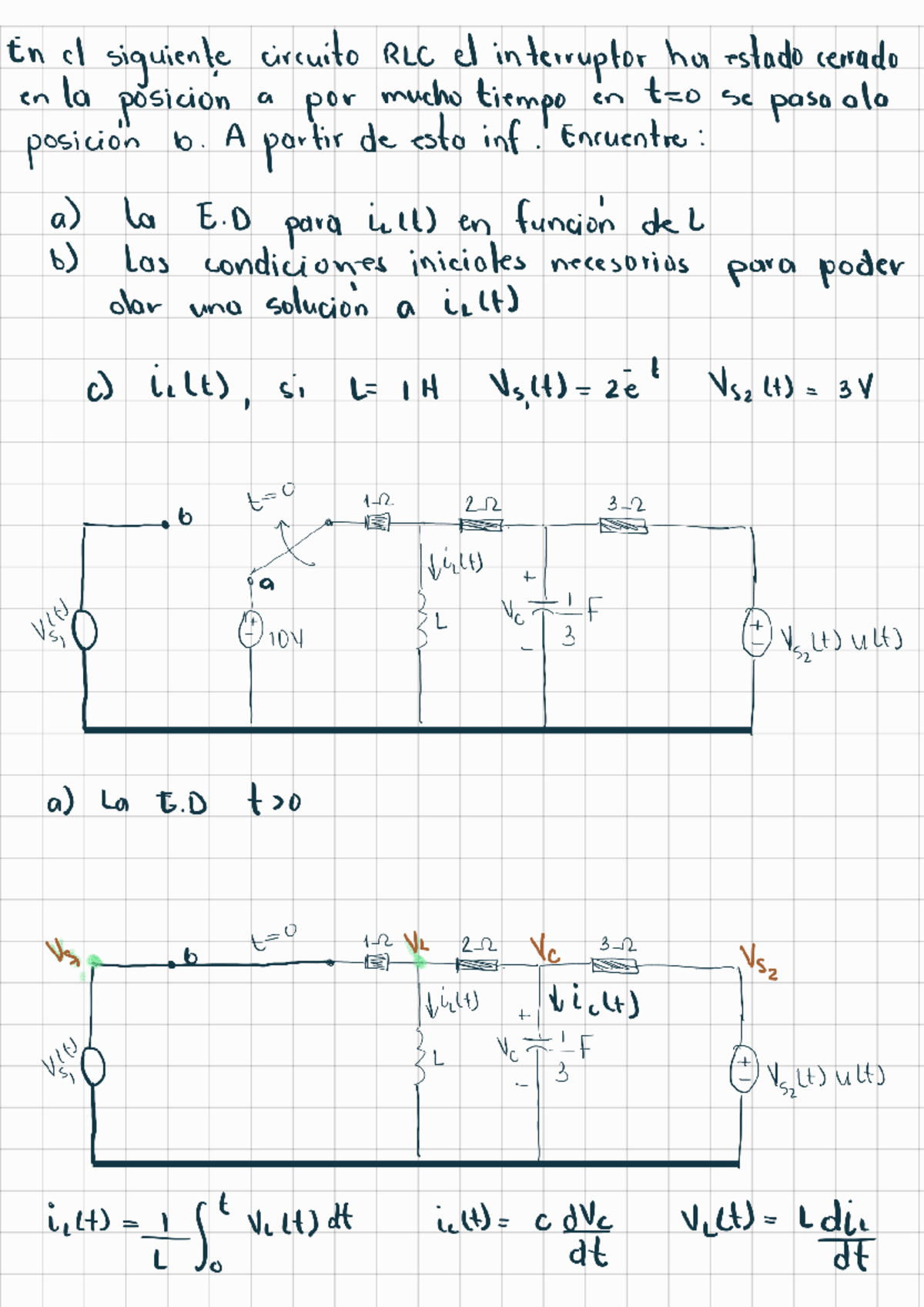 Circuit Analysis Tutorial 2 - RLC Circuits (Course Code: 240412) - Studocu