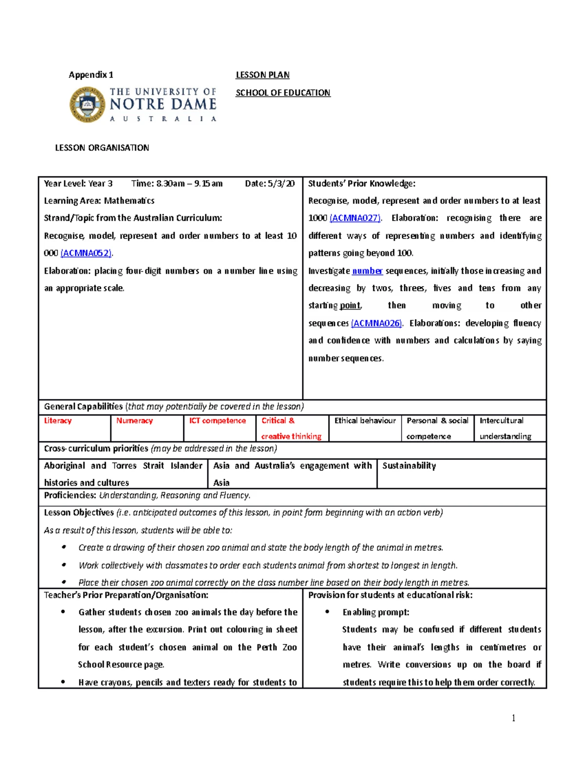 Maths Investigation Lesson Plan (Year 4) - Formal Algorithm & Bridging ...