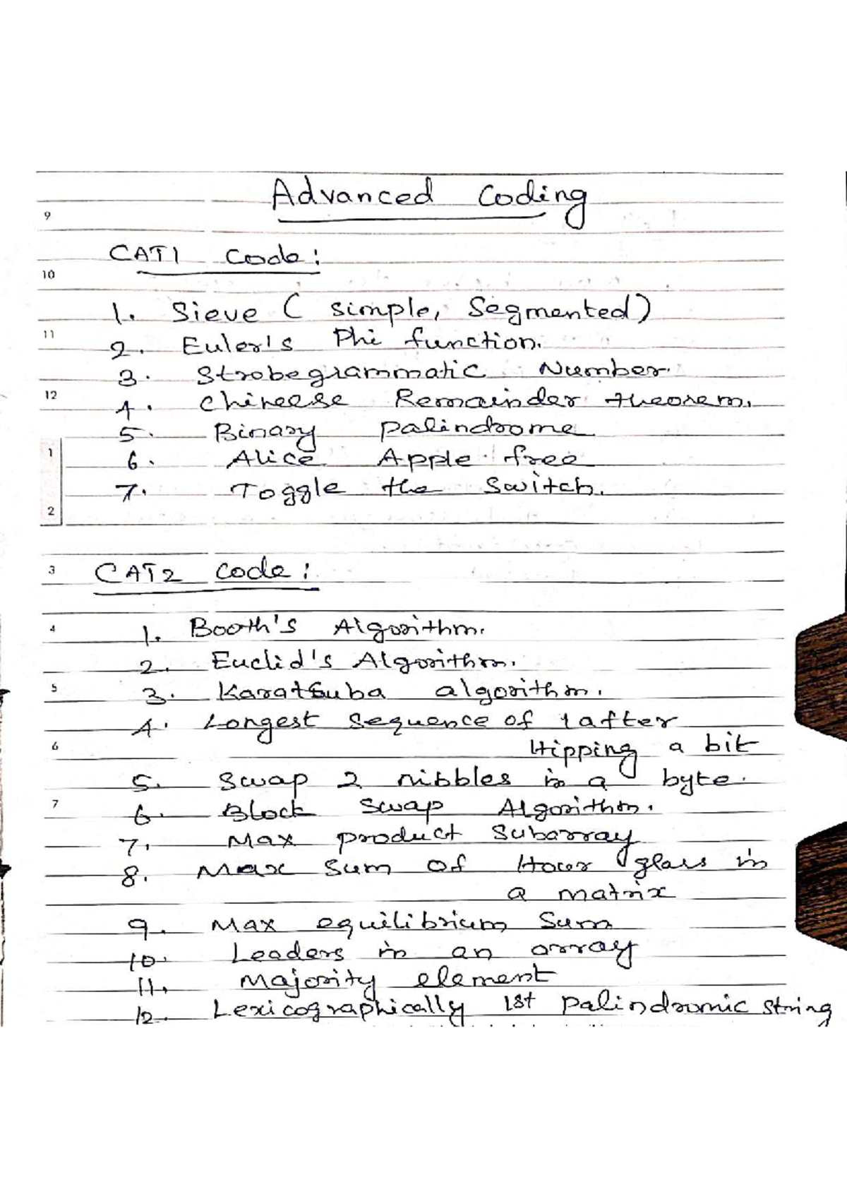 Advanced Coding Techniques: ASC CODE FAT Notes - Studocu