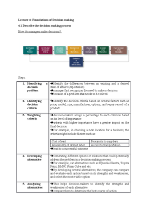 Chapter 1 Principle of management - Chapter 1 – Managers and Management ...