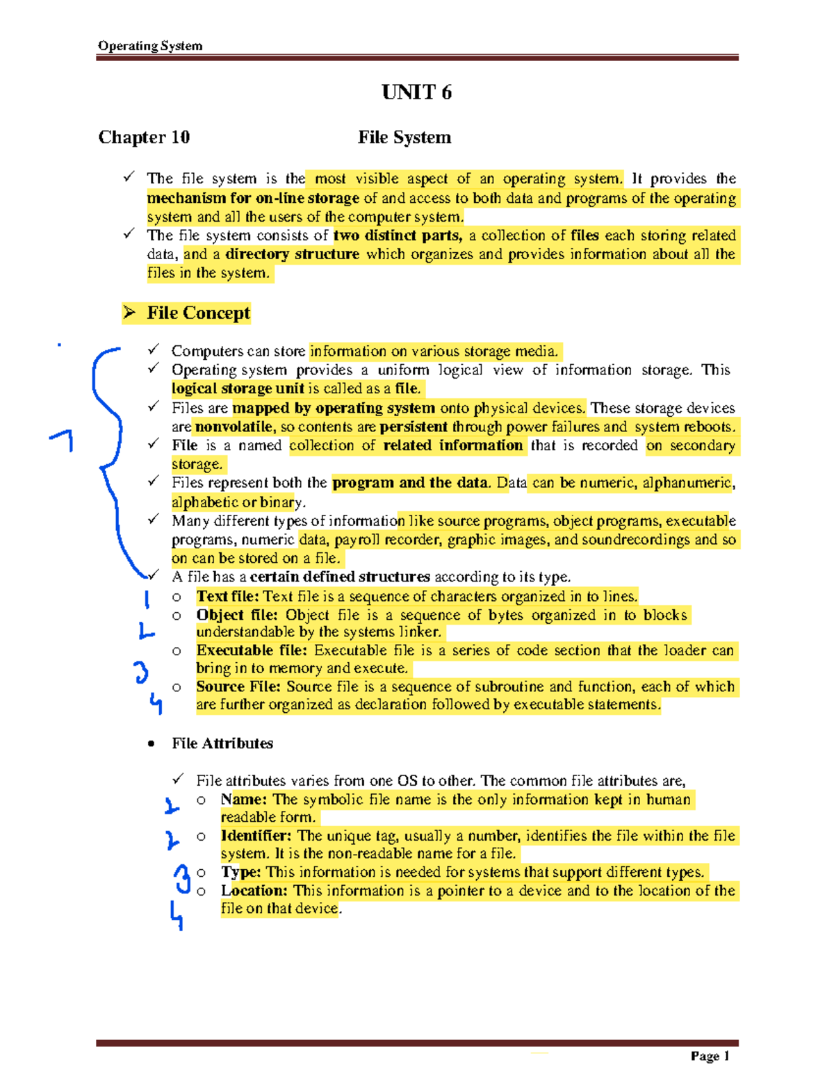 Module 5 FS interface FS Implementation - UNIT 6 Chapter 10 File System ...