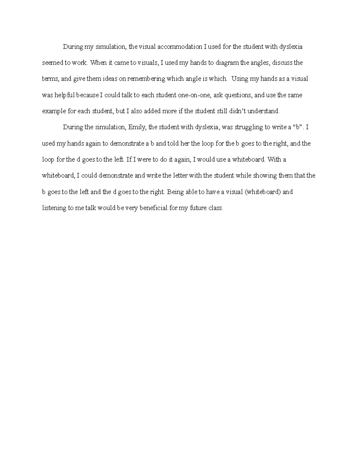 D096 Task 2 - Enhancing Visual Accommodation for Dyslexic Students ...