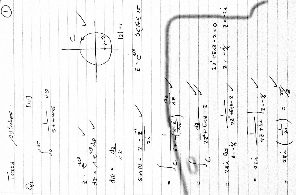 MATH 356 Test 3 Solutions - Memo for 2024 Exam - Studocu