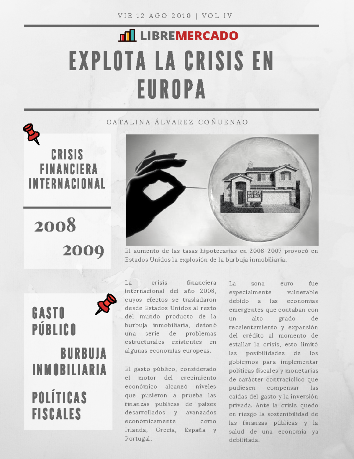 Crisis de la Deuda en Europa: Causas y Consecuencias (2008-2009) - Studocu