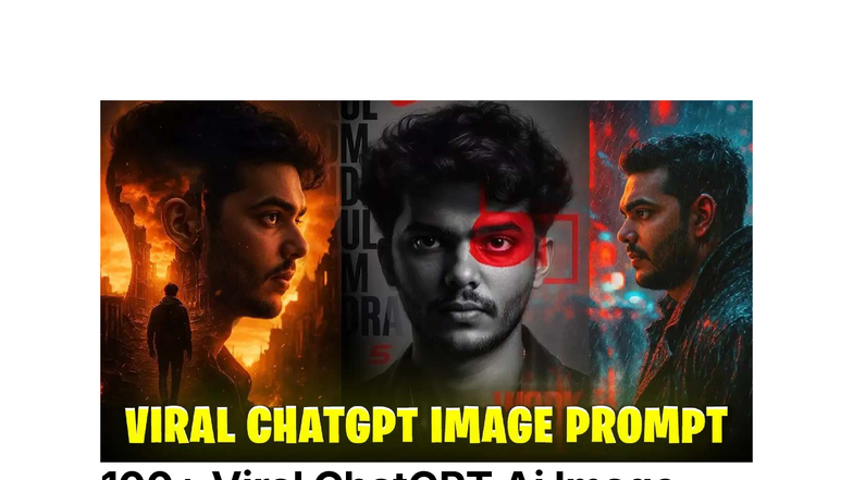 Viral ChatGPT AI Image Prompts Collection by TechRush - Studocu