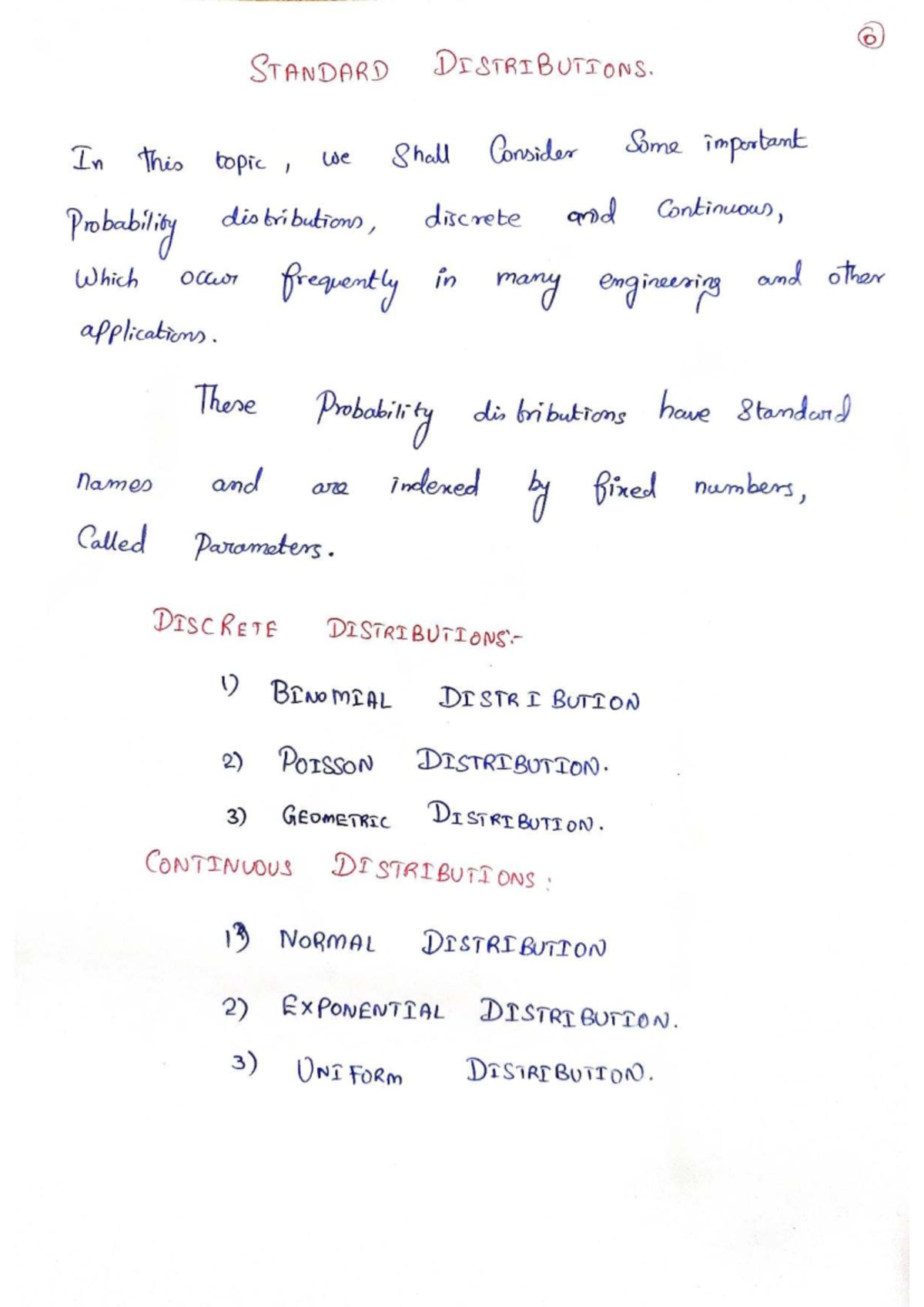 Unit 2 - Standard Distributions: Binomial & Poisson Overview - Studocu