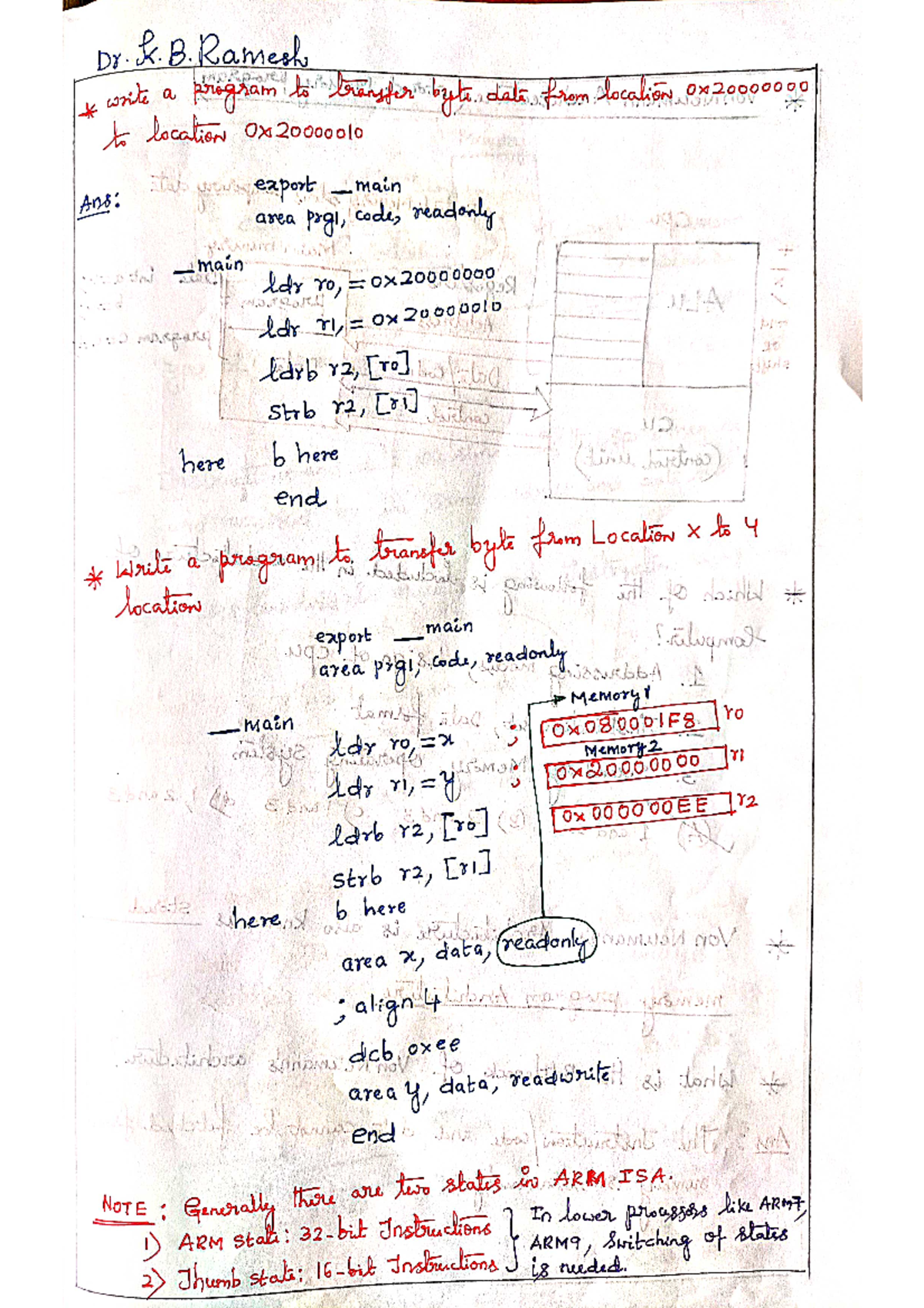Unit 2 Notes: ARM Architecture - MCP - Studocu