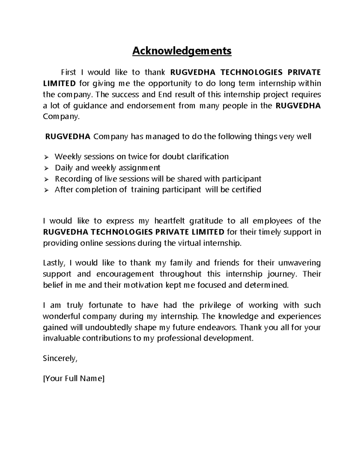 Final Report on Long-term Fullstack Python Development Internship - Studocu