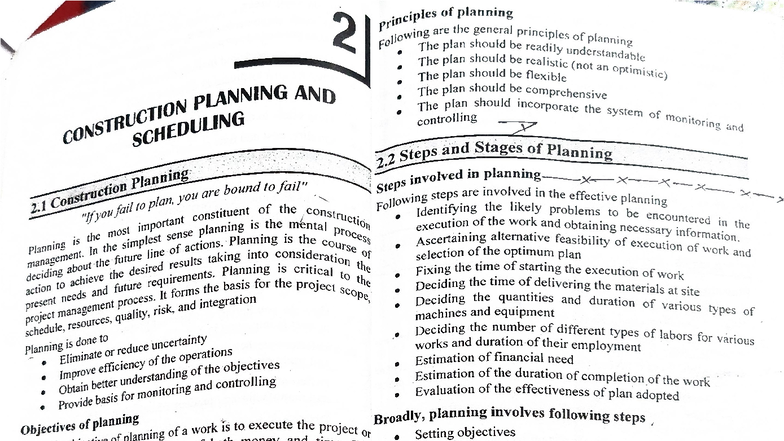CPM 2: Principles and Stages of Construction Planning and Scheduling ...