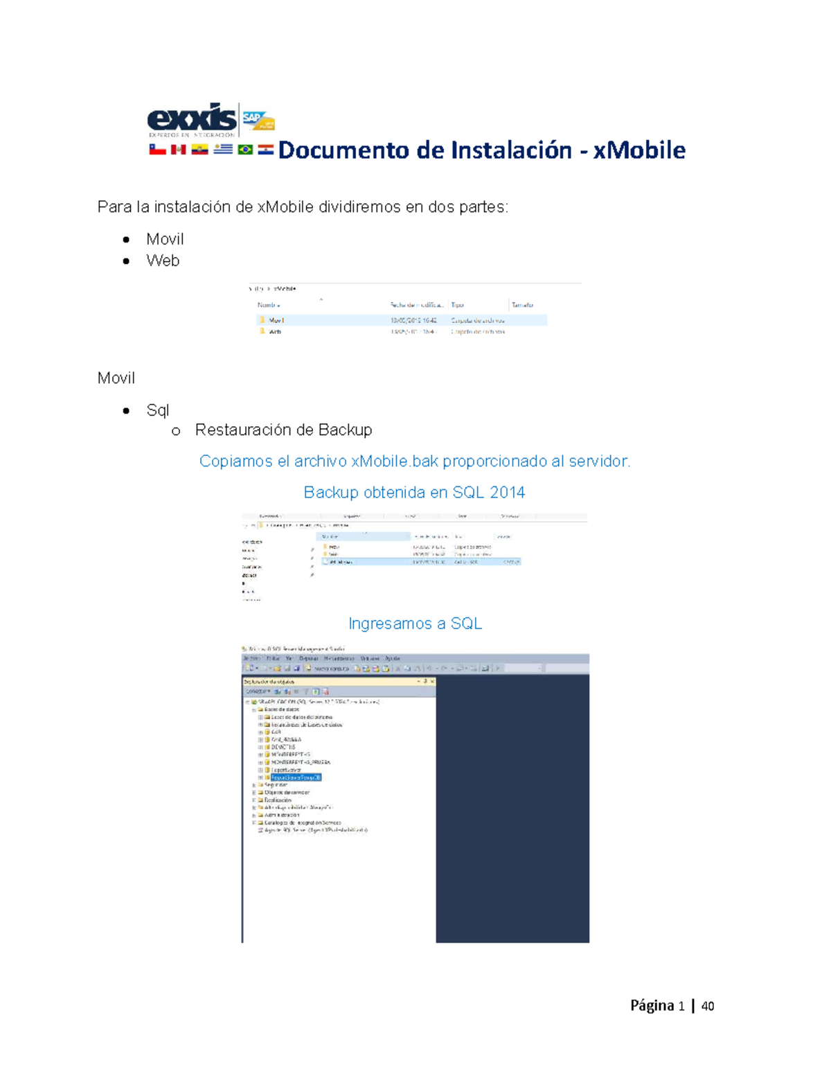 Instalación de xMobile: Guía Completa y Resumen - Studocu