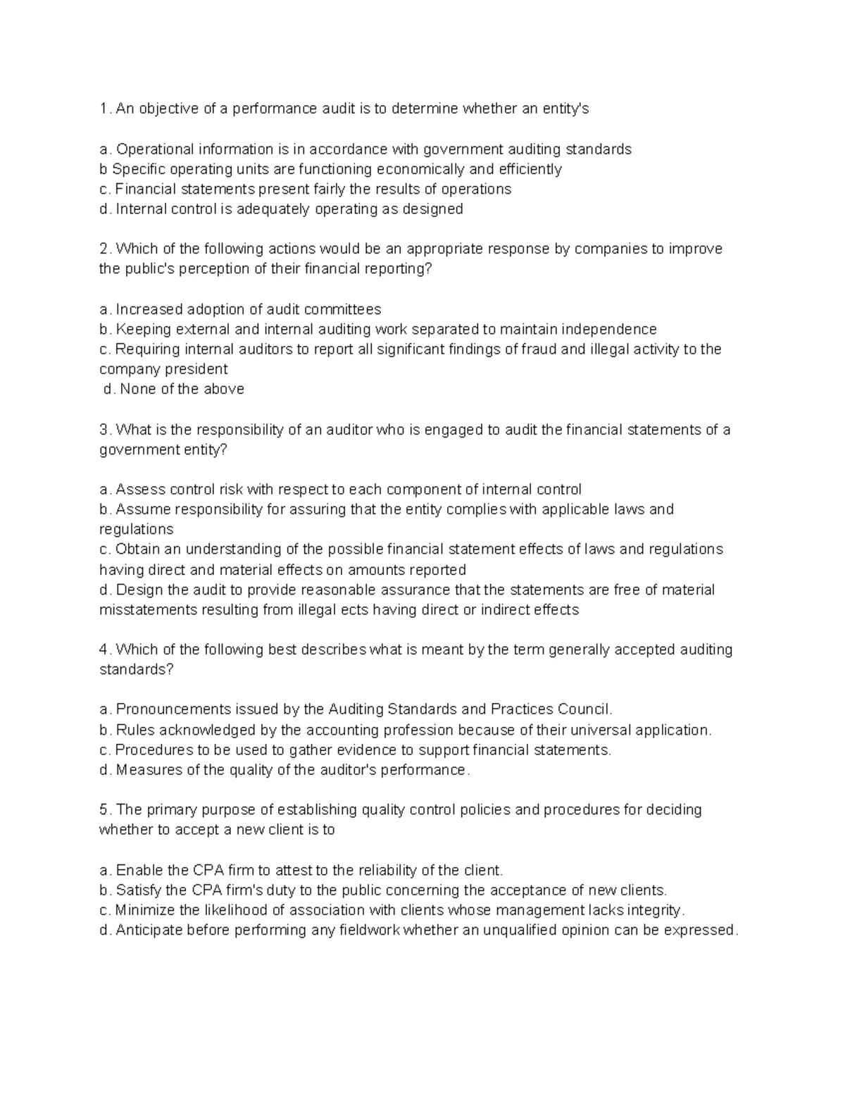 Audit Procedures for Resource Allocation & Budgeting Review (PPT Report ...