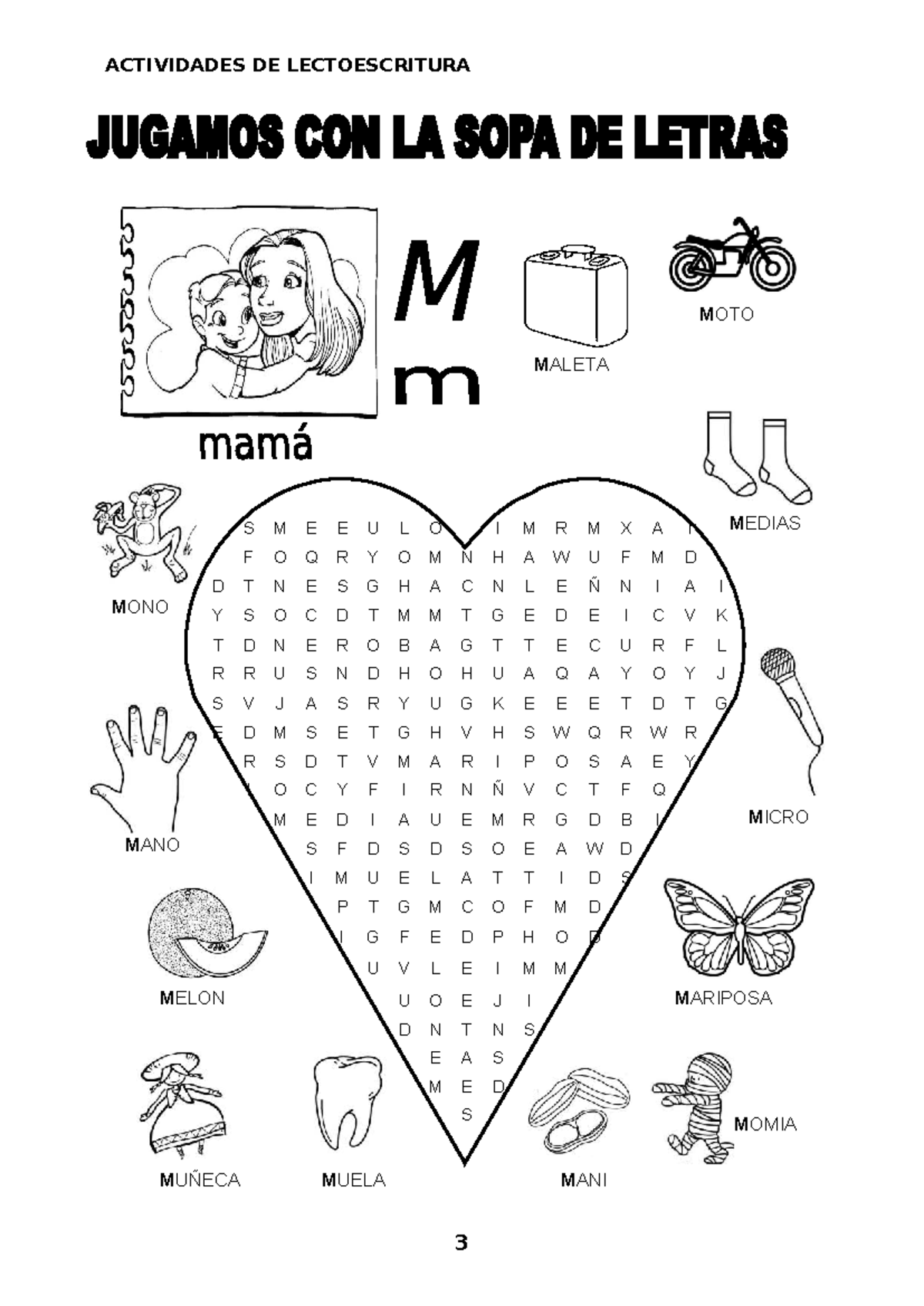 ACTIVIDADES DE LECTOESCRITURA - PUPILETRAS - Document Preview