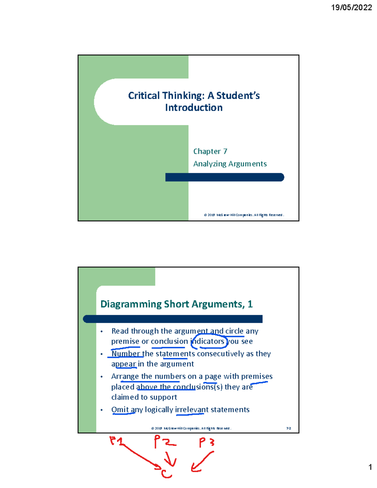 Chapter 7 - Critical Thinking: A Student’s Introduction Chapter 7 ...