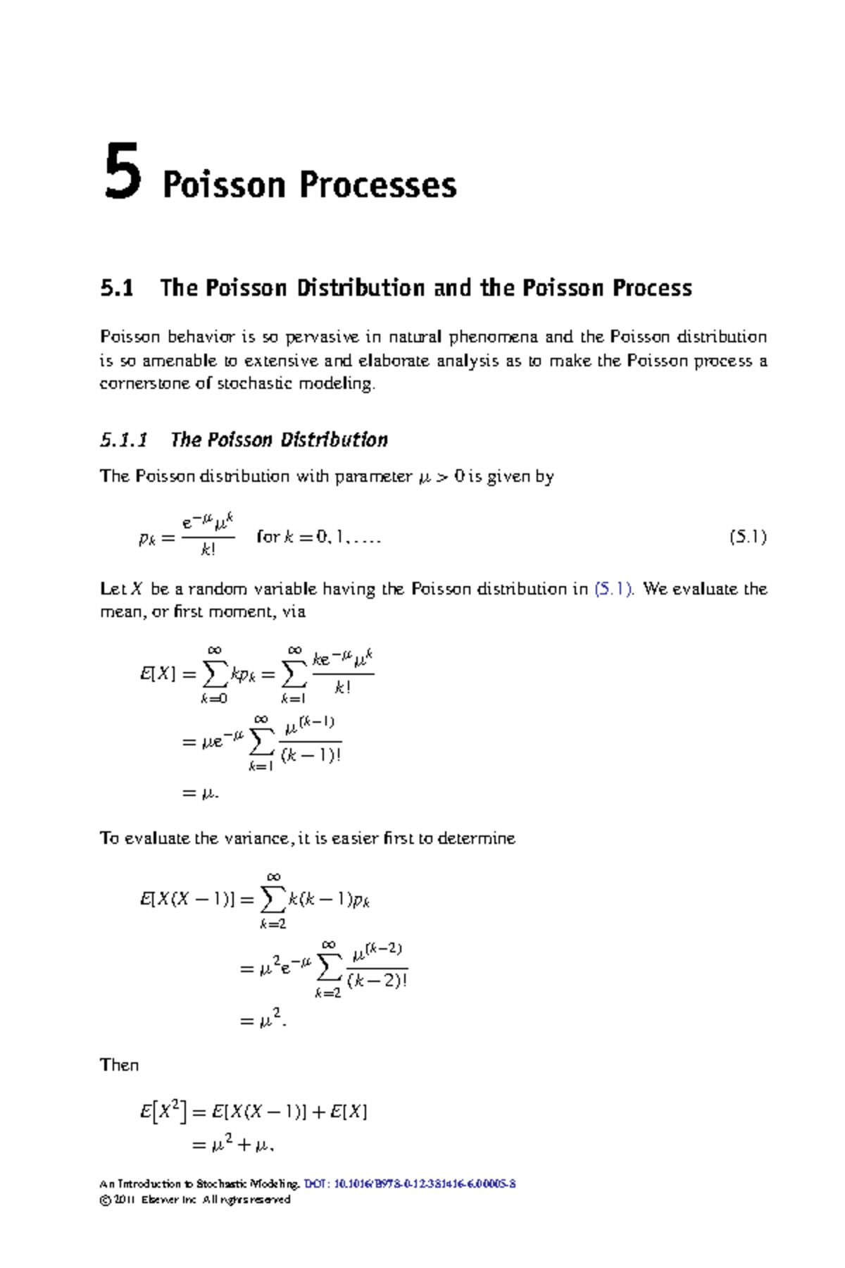 5-Poisson-Processes 2011 An-Introduction-to-Stochastic-Modeling - 5 ...