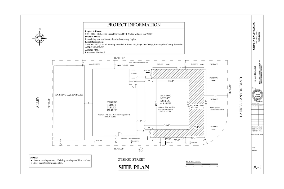 Right Duplex Architectural Plans (1940LA 45251) - Studocu