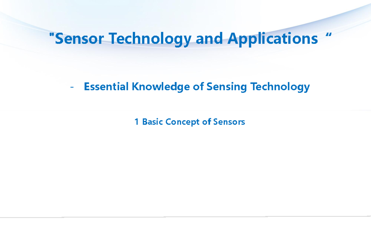 1 Essential Knowledge of Sensing Technology vtc v2 - 