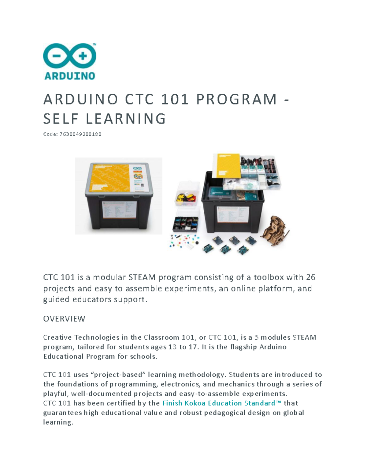 CTC 101 Self-Learning Program Overview and Resources - Studocu