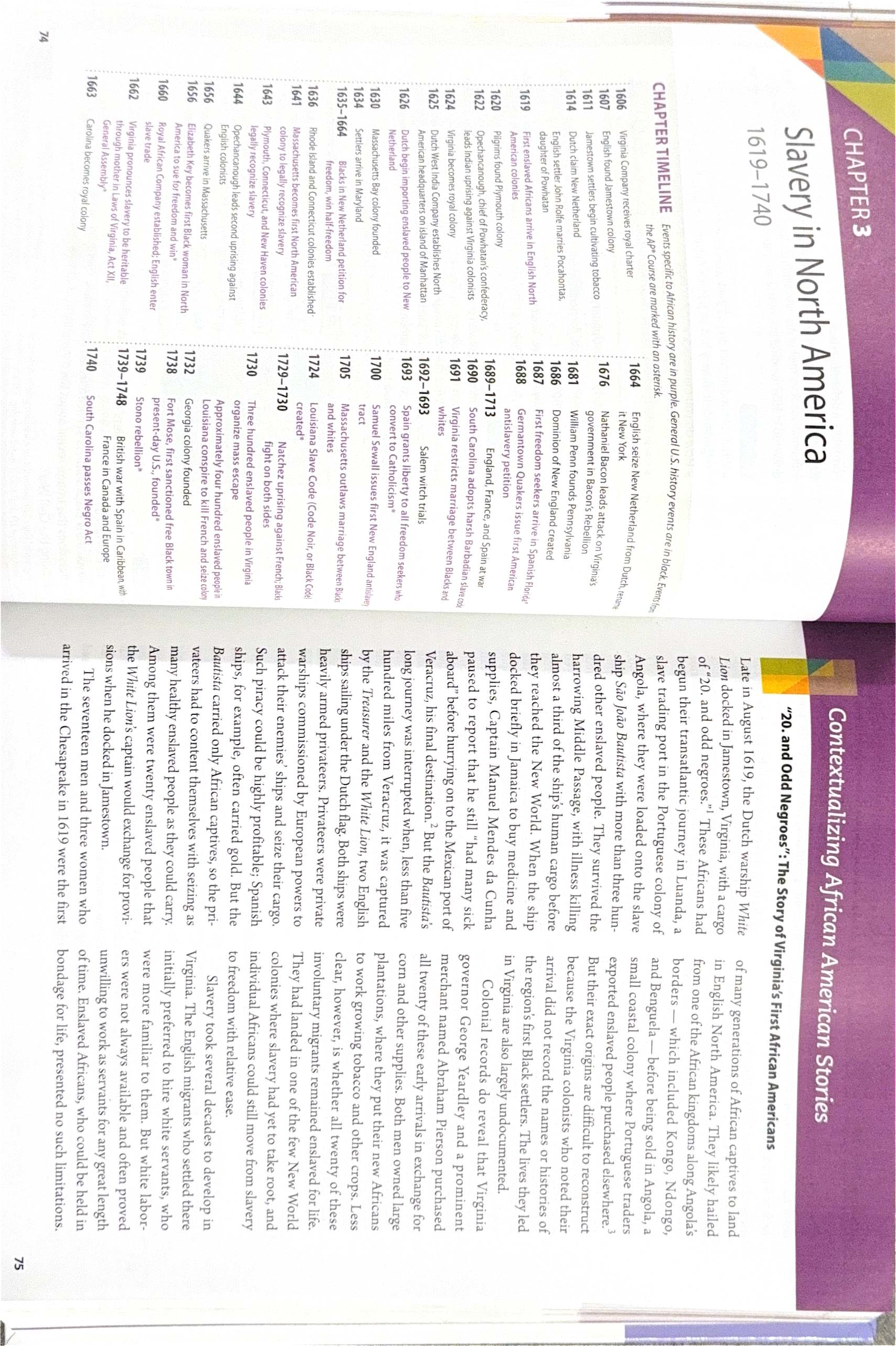 CHAPTER 3: Contextualizing African American Stories - Slavery in North ...