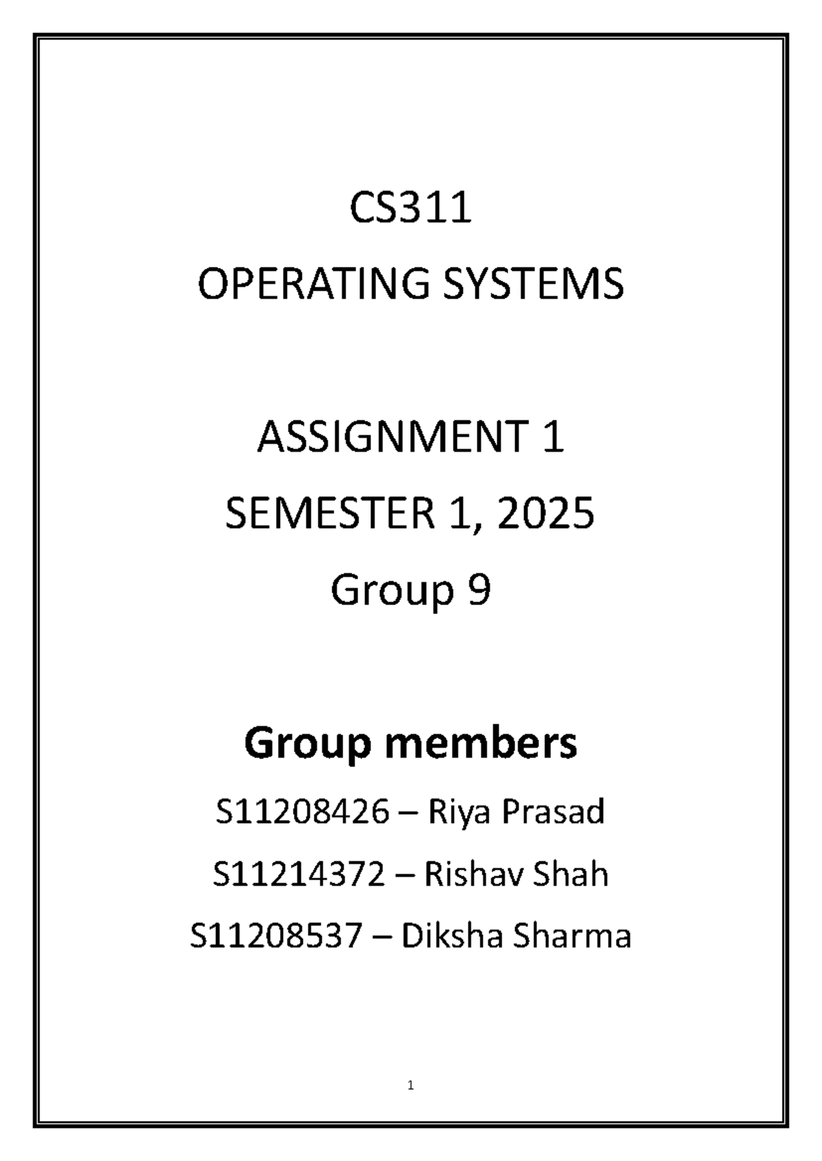 CS311 A1: Virtualization and Payroll System Overview for Semester 1 ...