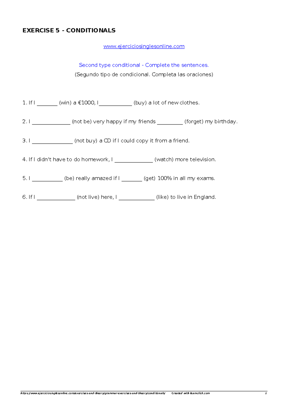 Exercise-5- Conditionals - - Studocu