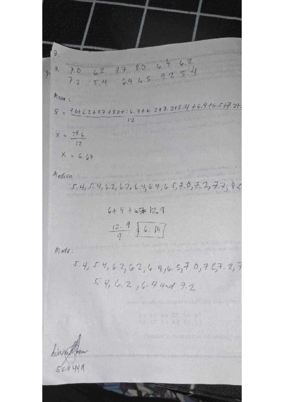 B1 - Mathematics All Topics Review and Notes - Studocu