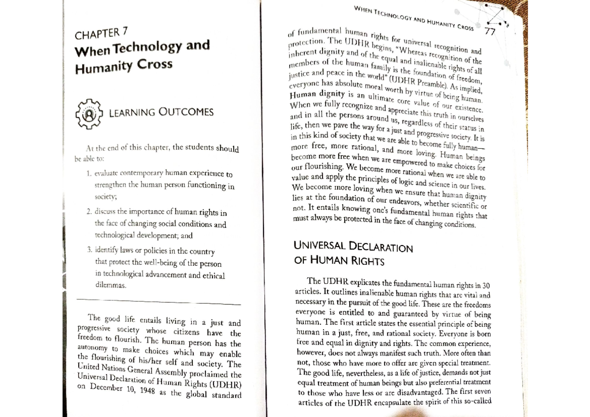 GST Module Semi-Final-1-1 - WHEN AND HUMANITY CHAPTER 7 of fundamental ...