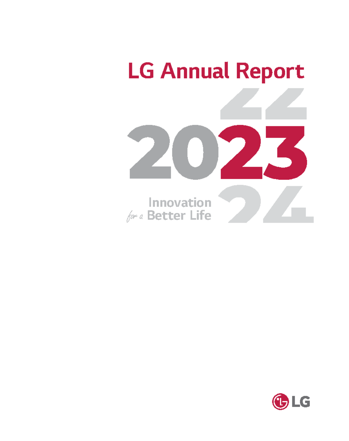 LG Corp Annual Report 2023: Innovation for a Better Life - Studocu