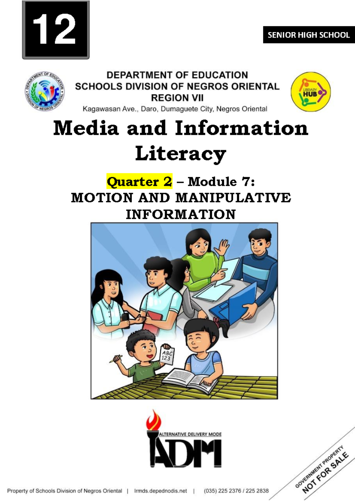 MIL Q2 Module 7: Final on Motion & Manipulative Information - Document Preview