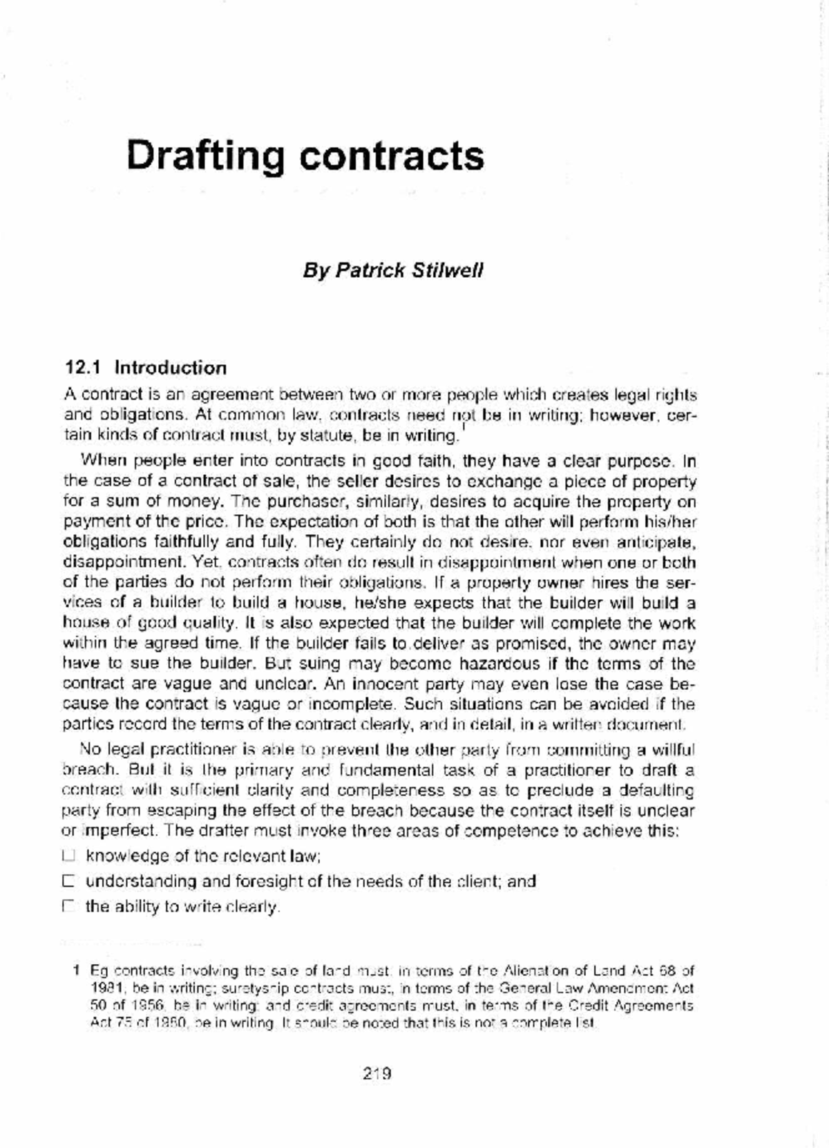 Drafting Contracts: A Comprehensive Guide for Legal Practitioners - Studocu