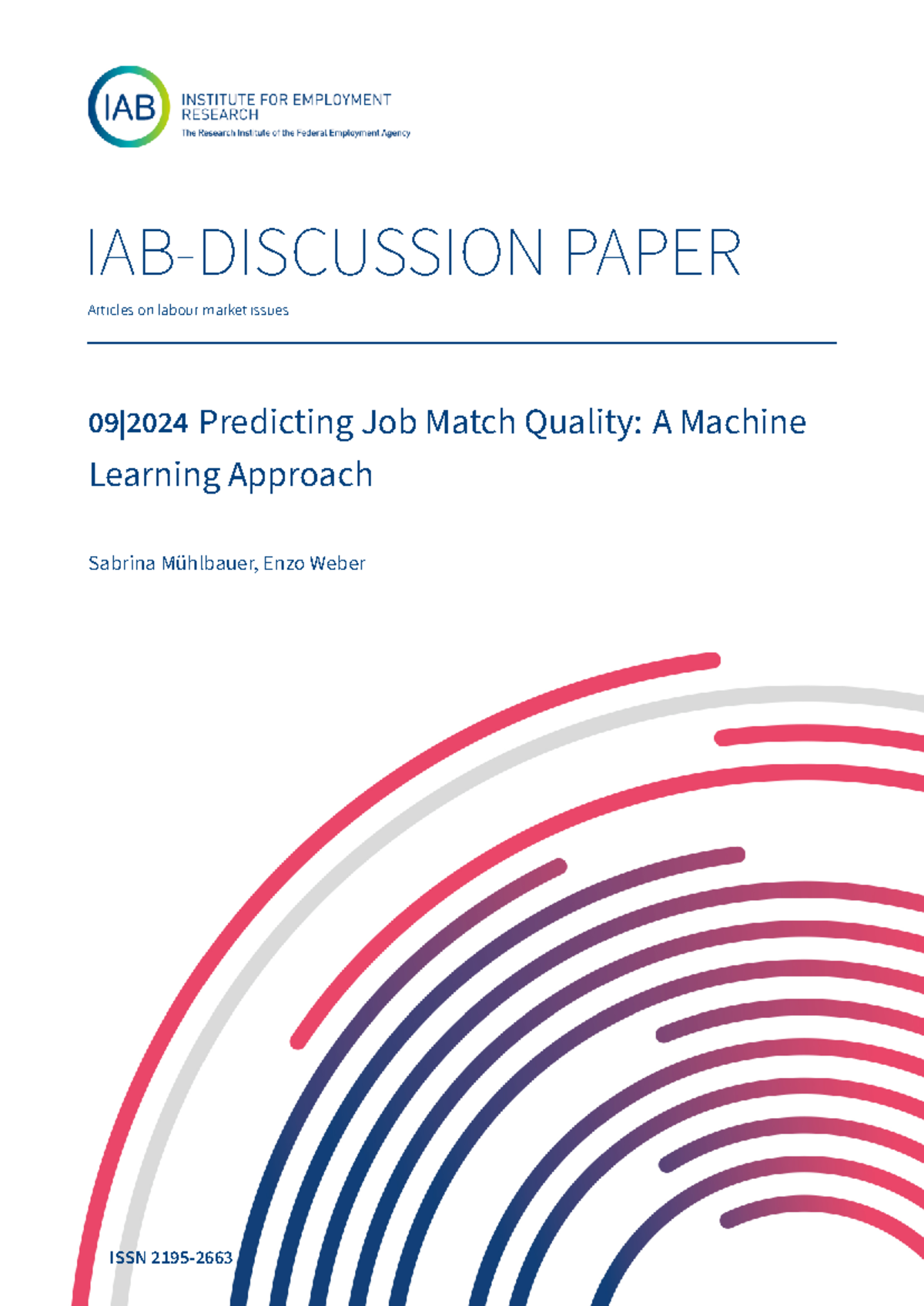 Predicting Job Match Quality: A Machine Learning Study (Dp0924) - Studocu