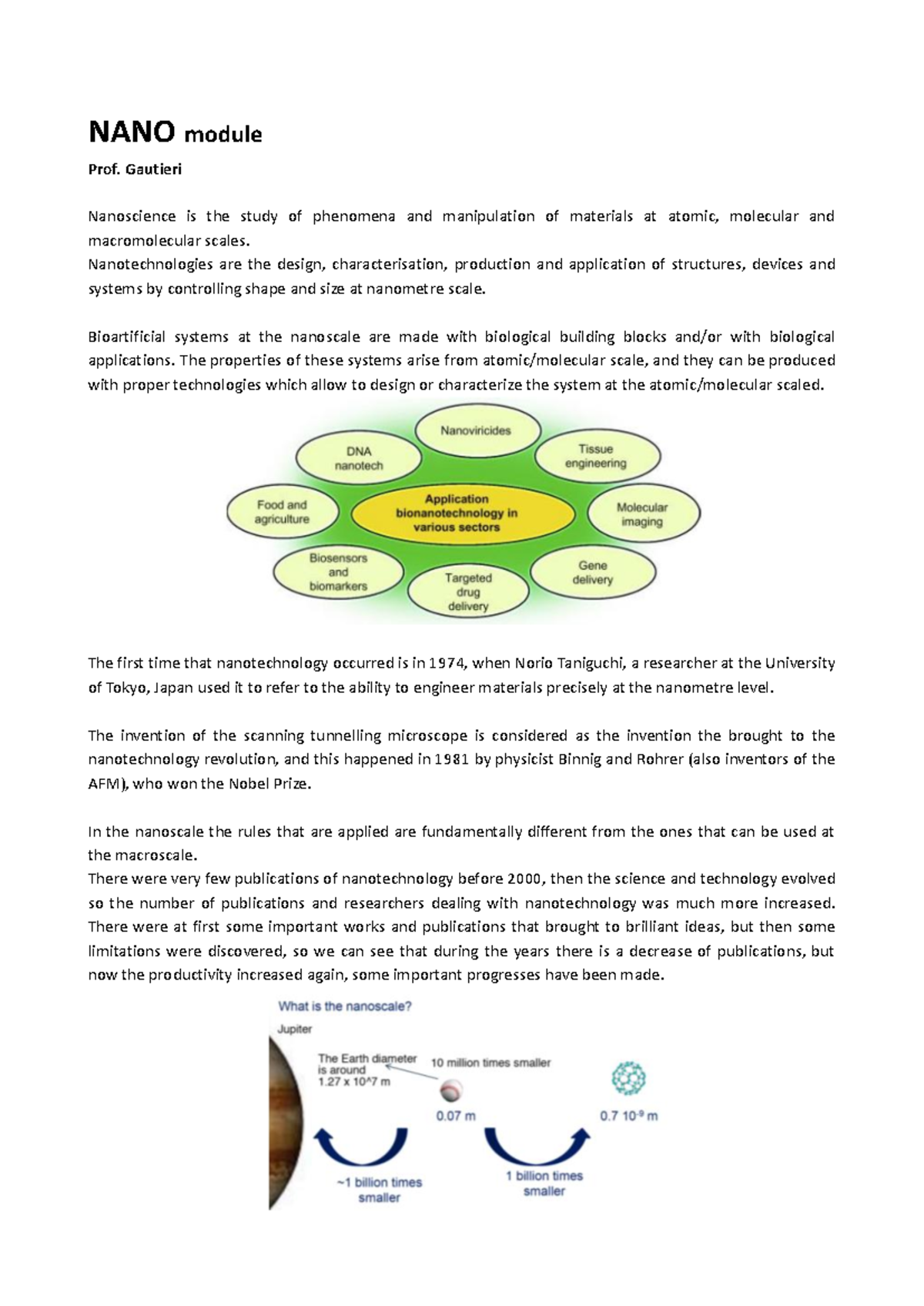 NANO Module - Lecture Notes on Nanoscience and Protein Crystallography ...