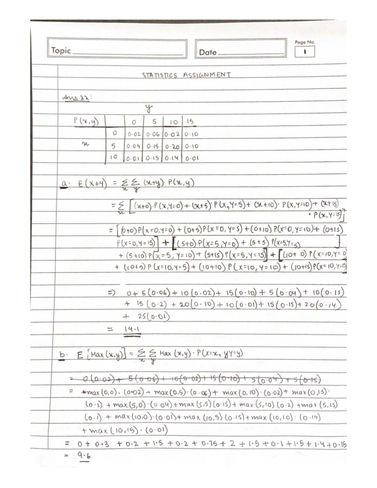 STAT 101: Comprehensive Statistics Assignment Solutions - Studocu