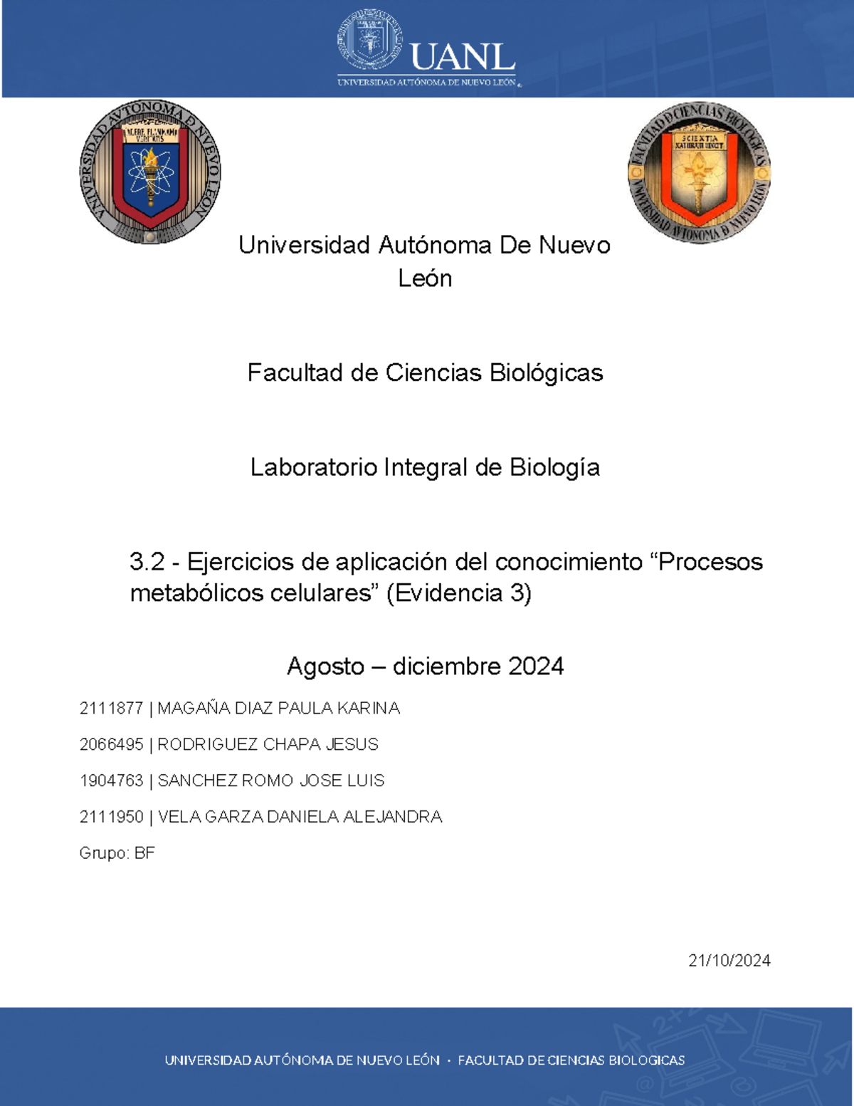 LIB Evidencia 3 - Universidad Autónoma De Nuevo León Facultad de ...