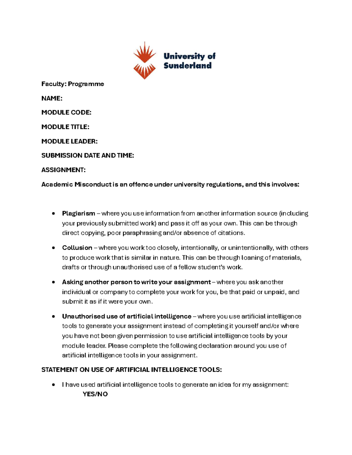 CET3016 Assignment 2: Academic Integrity & Software Implementation ...