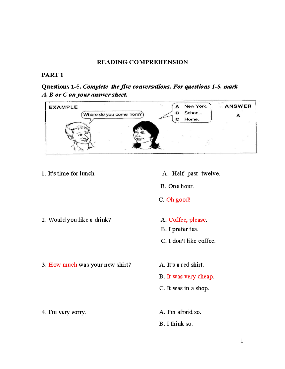 B1 Module 2 Reading & Writing Practice Questions and Essay Guide - Studocu