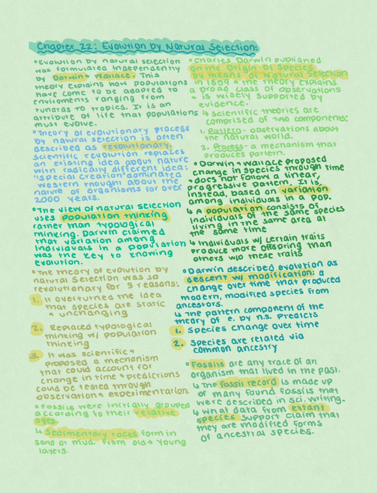 Introductory Biology 1 Unit 4: Final Exam Cumulative Notes - Studocu