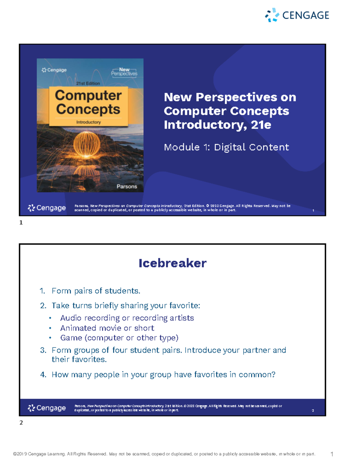 New Perspectives on Computer Concepts: Module 1 Digital Content - Studocu