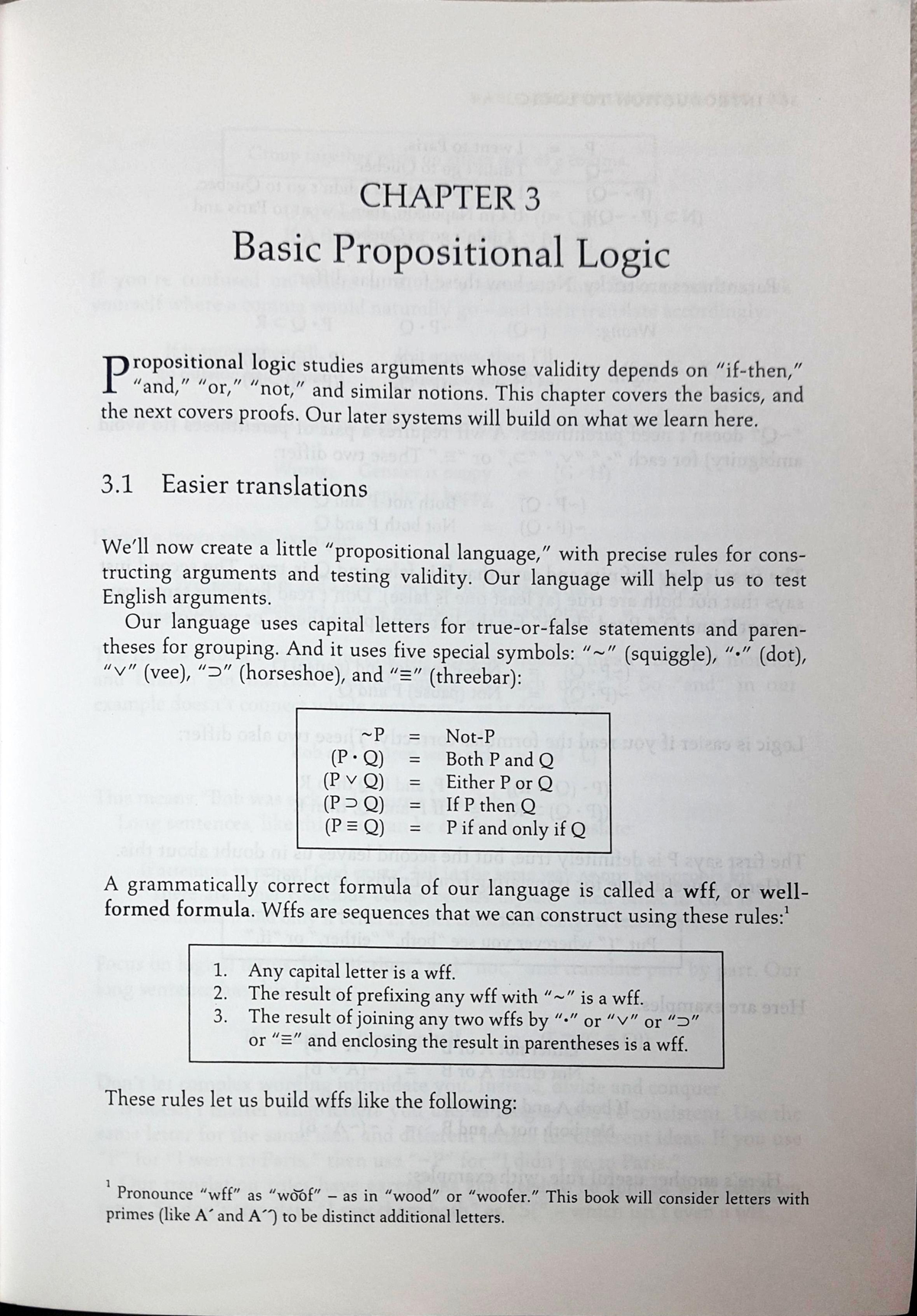 Week 3 reading - propositional logic chapter 3 - Critical Reasoning ...