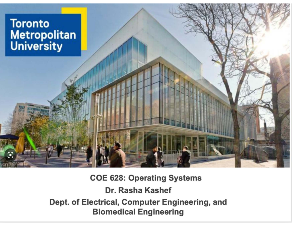 COE628 W1 Lecture: Intro to Operating Systems & Bootstrap Process - Studocu