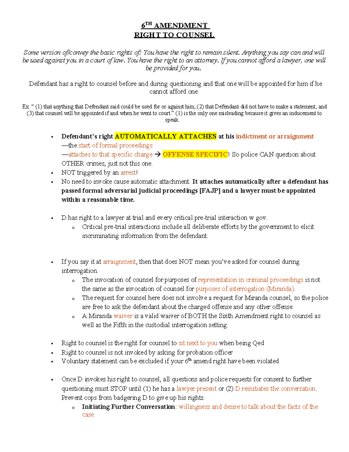 What Does The 6th Amendment Mean