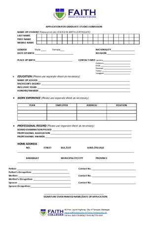 IFIC Module 2 - Handout - notes - Module 2 IFIC Exam Preparation ...