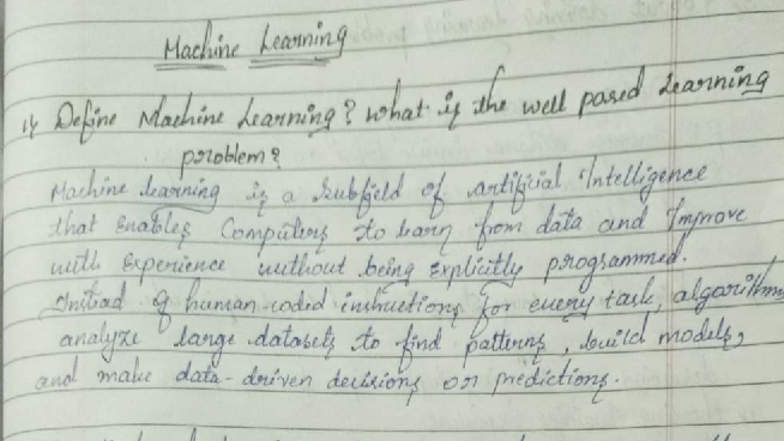 ML 14: Understanding Machine Learning Concepts and Algorithms - Studocu