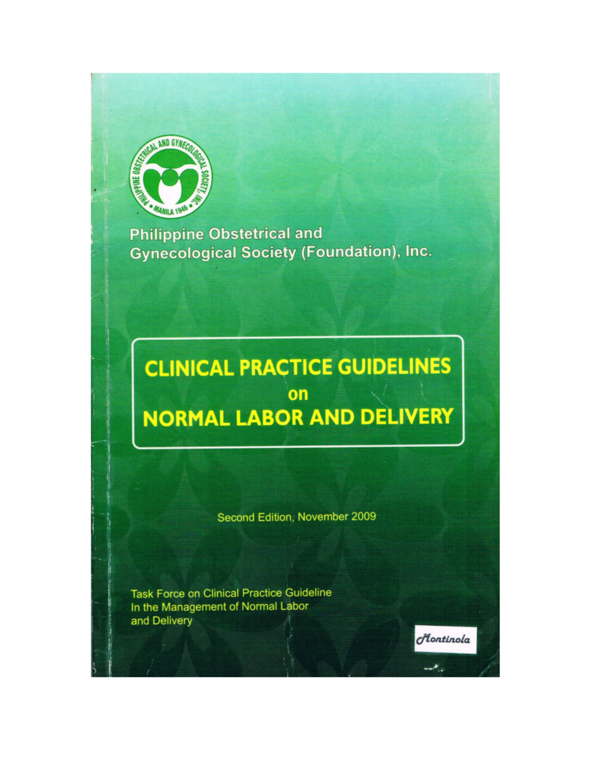 CPG-Clinical Guidelines for Normal Labor & Delivery Management - Studocu